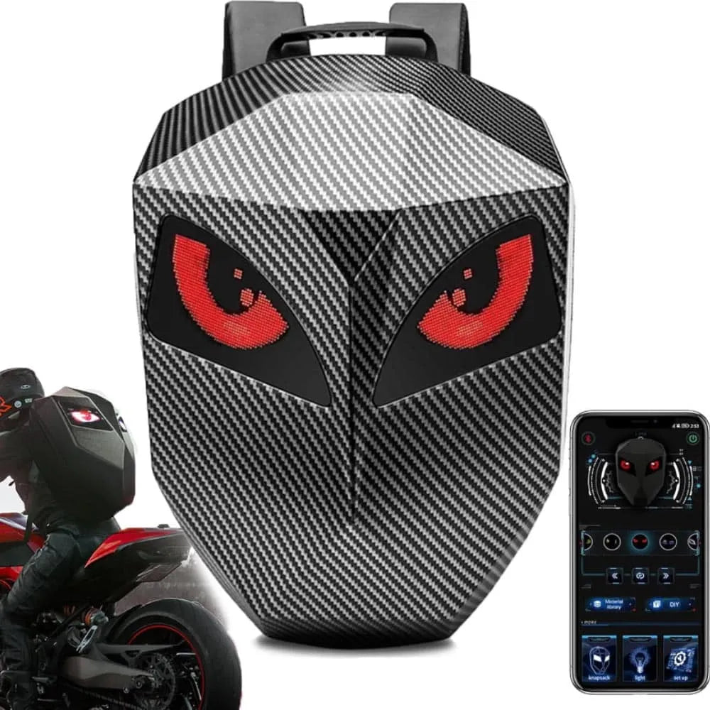 2-- led bag backpack | eyes bag | led rider backpack