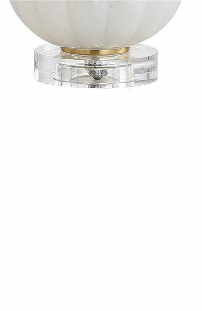 Pearl Glass/Crystal LED Table Lamp
