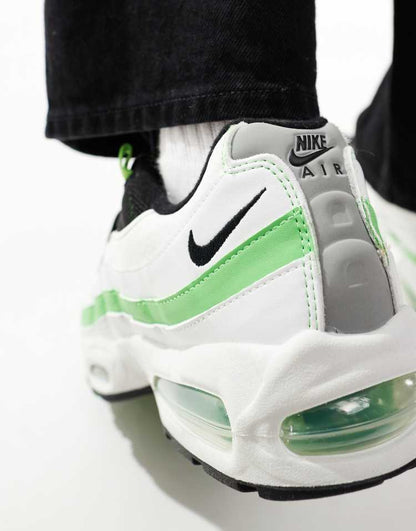 Nike Air Max 95 OG sneakers in light gray and green