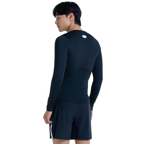 Under Armour Men's Armour HeatGear Compression Long-Sleeve T-Shirt , Black (001)/Black, Small