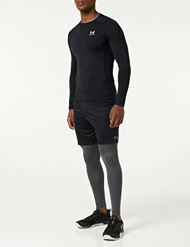 Under Armour Men's Armour HeatGear Compression Long-Sleeve T-Shirt , Black (001)/Black, Small