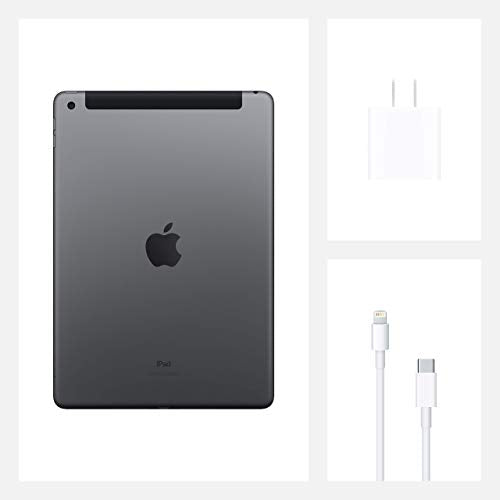 Apple 2020 iPad 10.2-inch, WiFi + Cellular, 32GB - Space Gray (Renewed Premium)