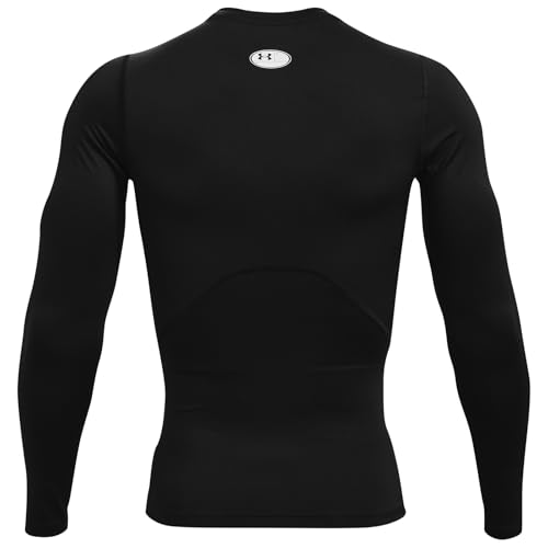 Under Armour Men's Armour HeatGear Compression Long-Sleeve T-Shirt , Black (001)/Black, Small