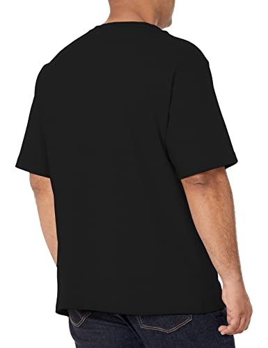 Carhartt Mens Loose Fit Heavyweight Short-Sleeve Pocket T-Shirt Work Utility t Shirts, Black, X-Large US