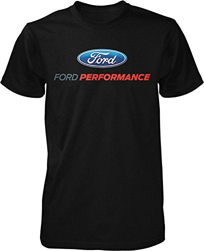 Ford Performance T-Shirt Mustang GT ST Racing (Front Print), Black, L