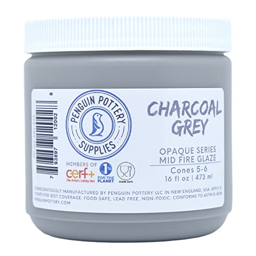 text  penguin-pottery-glazes-mid-range-fire-opaque-series-charcoal-grey-cone-5-6-16oz
