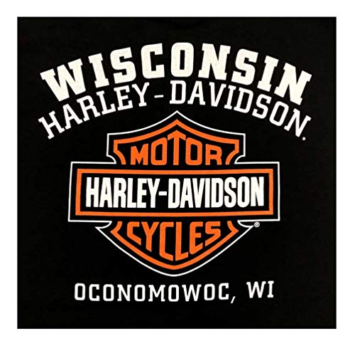 Harley-Davidson Men's Custom Freedom Short Sleeve Crew Neck Tee - Black (XL)