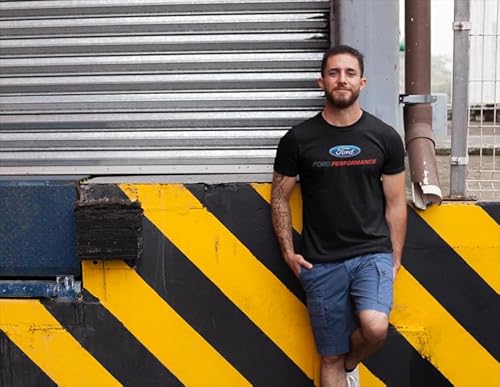 Ford Performance T-Shirt Mustang GT ST Racing (Front Print), Black, L