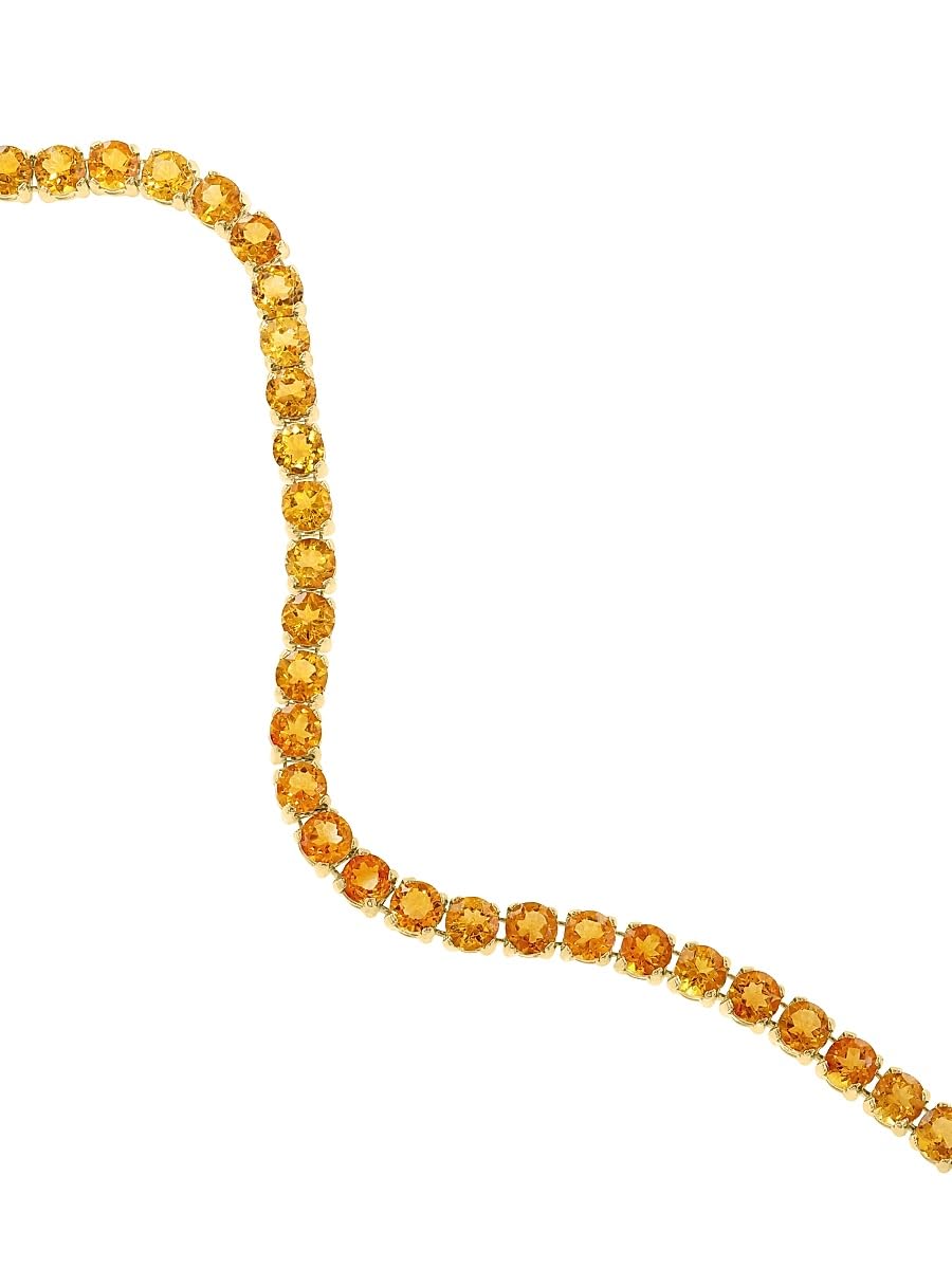 Saks Fifth Avenue Collection, 14K Yellow Gold & Citrine Bracelet, Yellow Gold