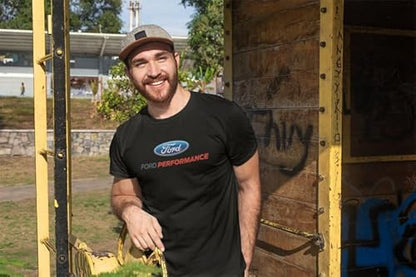 Ford Performance T-Shirt Mustang GT ST Racing (Front Print), Black, L