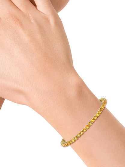 Saks Fifth Avenue Collection, 14K Yellow Gold & Citrine Bracelet, Yellow Gold