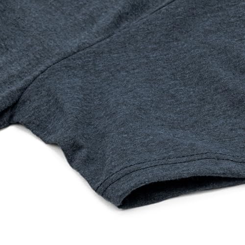 Tee Luv Men's Chevrolet an American Classic T-Shirt - Chevy 1911 Car Logo Shirt, Indigo-Black Heather, M