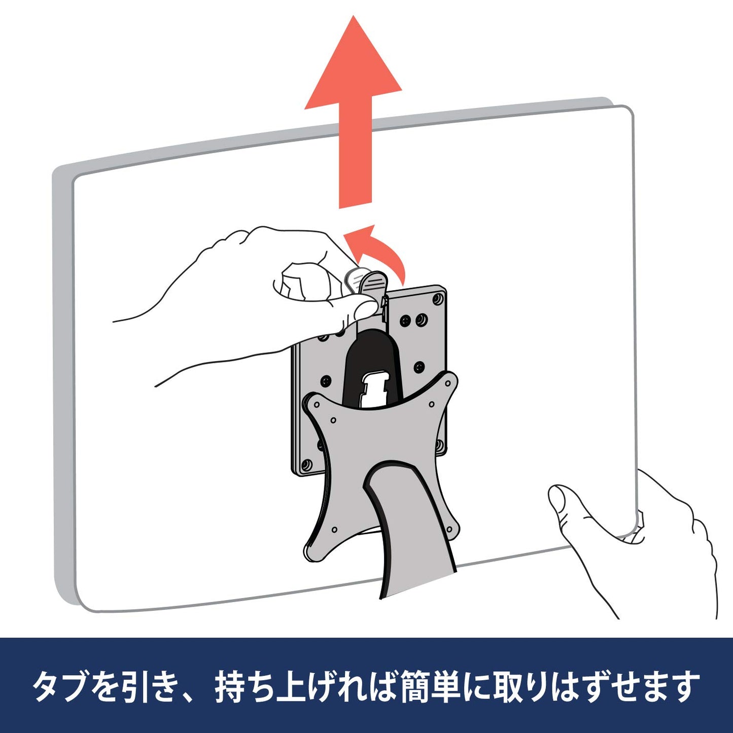 ERGOTRON エルゴトロン クイックリリース ブラケット 15.9kgまで VESA規格対応 60-589-060