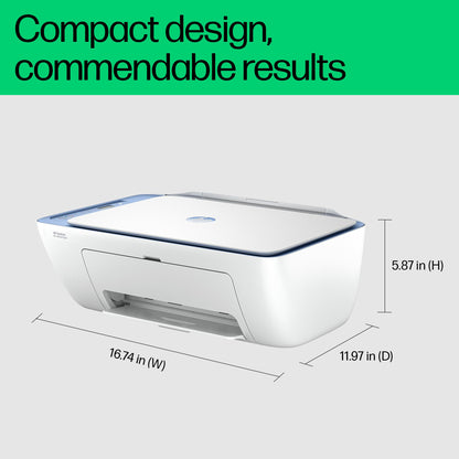 HP Ink Advantage 2878 WiFi Colour Printer - Print/Scan/Copy Ideal for Home, White