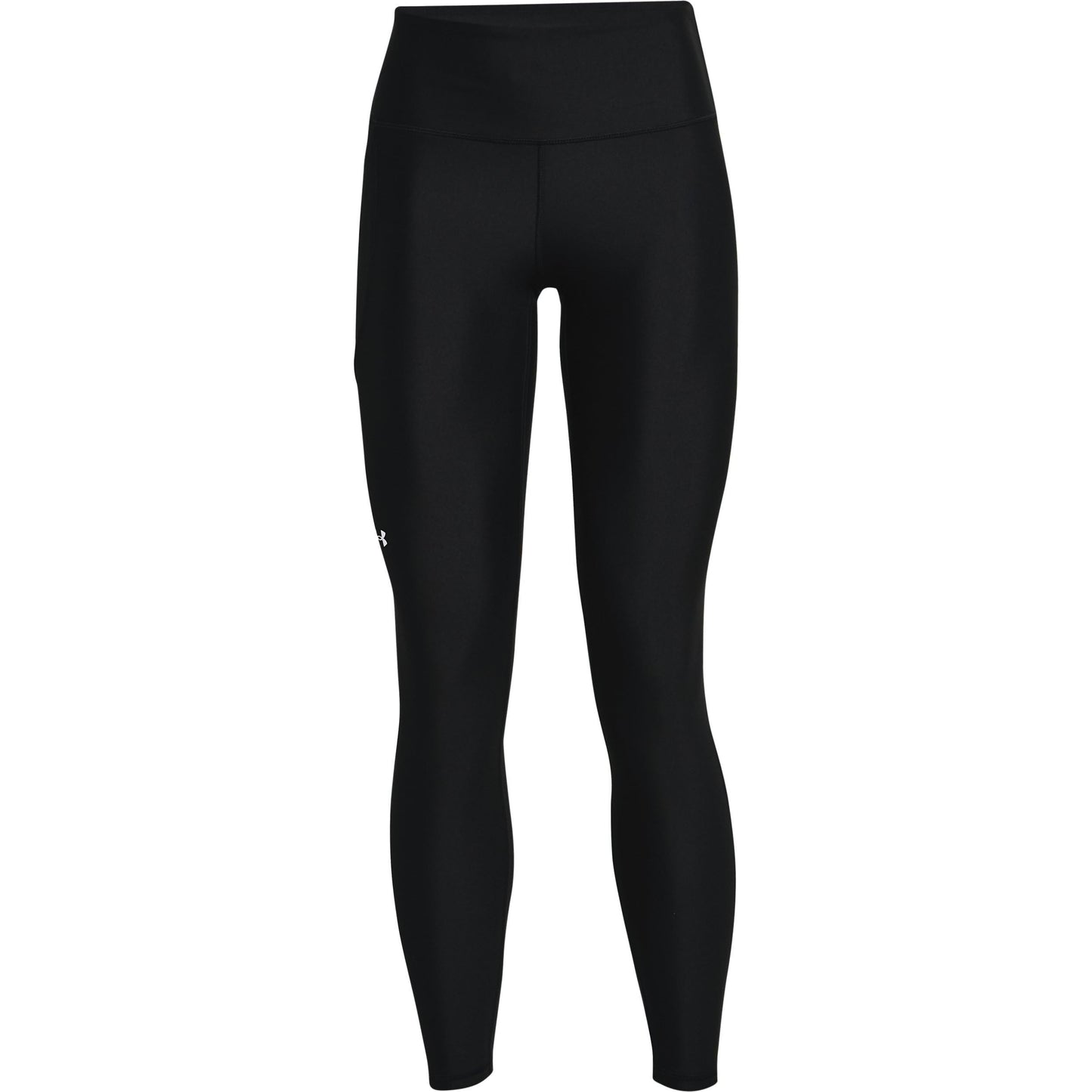 Under Armour Womens HeatGear Armour High No-Slip Waistband Pocketed Leggings , Black (001)/White , Medium