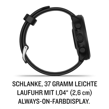 Garmin Forerunner 55 Multi-Activity Running GPS Watch with Garmin Coach and Wrist Cardio - Black