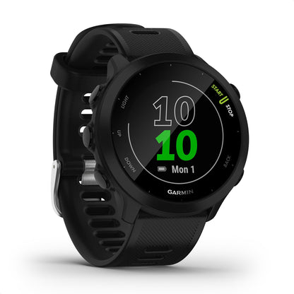 Garmin Forerunner 55 Multi-Activity Running GPS Watch with Garmin Coach and Wrist Cardio - Black