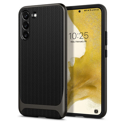 text  spigen-neo-hybrid-designed-for-galaxy-s22-case-2022-gunmetal