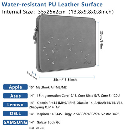 text  alfheim-14-inch-laptop-case-shockproof-waterproof-laptop-protective-case-thickest-lightweight-laptop-cover-for-men-women
