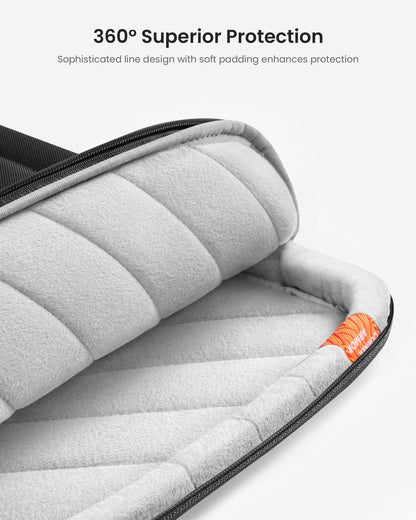 tomtoc 360° Sleeve for 15 Inch New MacBook Air M3/A3114 M2/A2941 2024-2023, 2024 15" Microsoft Surface Laptop 6/5/4/3, Dell XPS 15 Plus, 15 Inch MacBook Pro A1990 A1707, Computer Sleeve