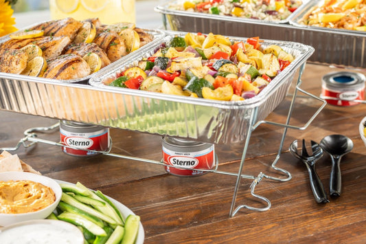 Sterno Fuel Cans - 6-Hour Burn, (6-Pack) Chafing Dish Fuel Can Burners for Food Warmer, Resealable Twist Chafer Fuel Canned Heat, Handy Wick