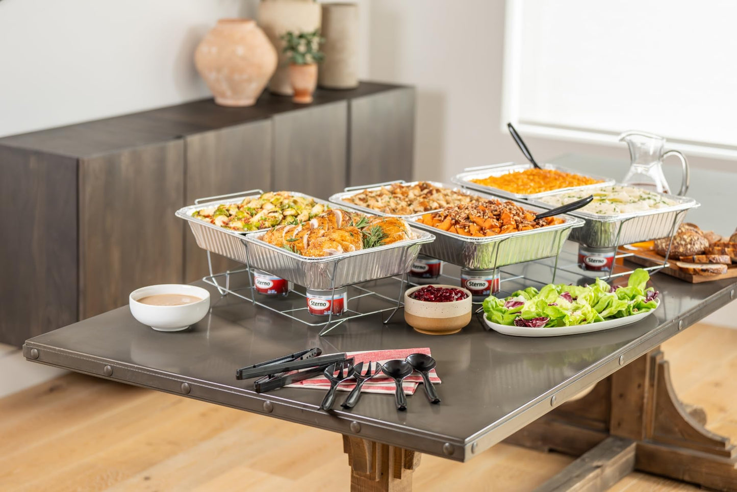 Sterno Fuel Cans - 6-Hour Burn, (12-Pack) Chafing Dish Fuel Can Burners for Food Warmer, Resealable Twist Chafer Fuel Canned Heat, Handy Wick