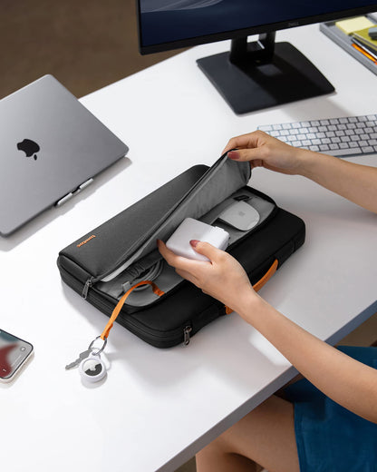 tomtoc 360° Sleeve for 15 Inch New MacBook Air M3/A3114 M2/A2941 2024-2023, 2024 15" Microsoft Surface Laptop 6/5/4/3, Dell XPS 15 Plus, 15 Inch MacBook Pro A1990 A1707, Computer Sleeve