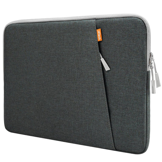 JETech Laptop Sleeve for 15 Inch Notebook, Compatible with MacBook Air 15 Inch M3/M2, MacBook Pro 16 Inch M4/M3/M2/M1, Waterproof Shockproof Pouch Bag (Dark Grey)