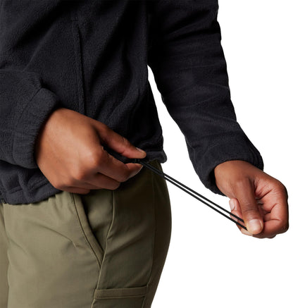 Columbia Women's Benton Springs Full Zip Jacket, Soft Fleece with Classic Fit, Black, XX-Large