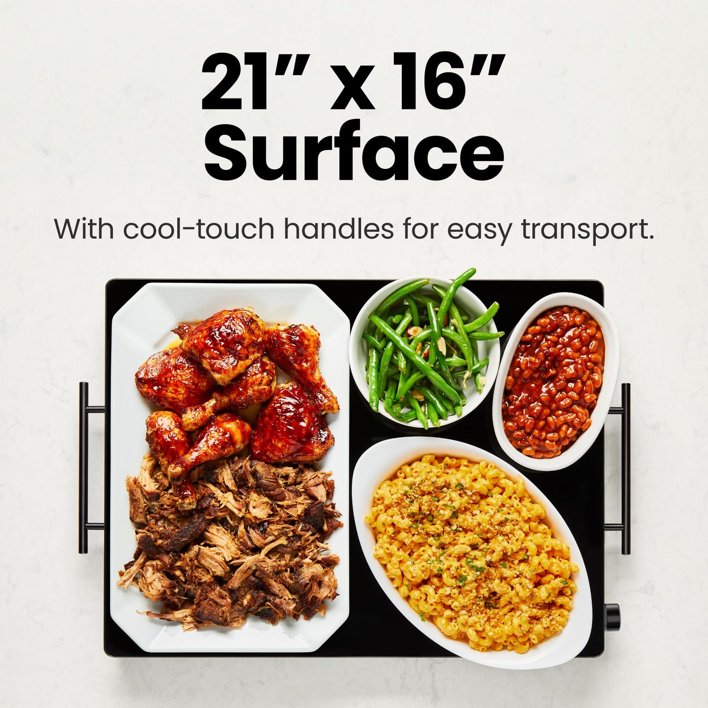 text  chefman-electric-warming-tray-with-adjustable-temperature-control-perfect-for-buffets-restaurants-parties-events-and-home-dinners-large-21-x-16-glass-top-surface-keeps-food-hot-black