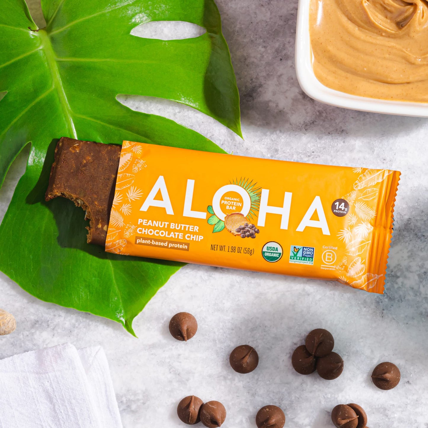 text  aloha-organic-plant-based-protein-bars-3-flavor-variety-pack-12-count-1-98oz-bars-vegan-snacks-low-sugar-gluten-free-low-carb-paleo-non-gmo-stevia-free-no-sugar-alcohol-sweeteners-4