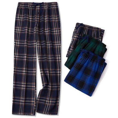 JupiterSecret Mens Pajama Pants Set Flannel Cotton Sleep & Lounge Pants, PJ Bottoms with Pockets and Button Fly 3 Pack