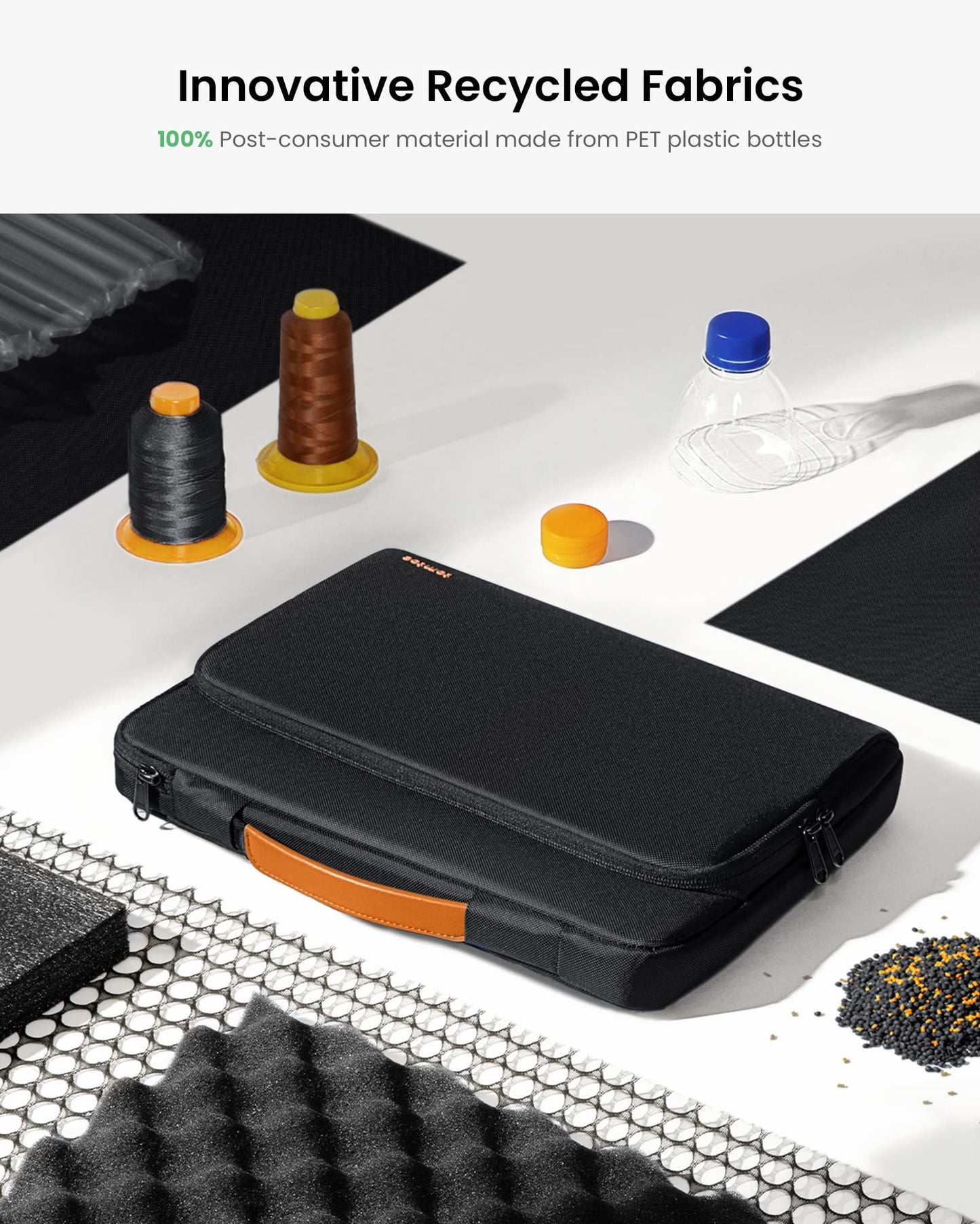 tomtoc 360° Sleeve for 15 Inch New MacBook Air M3/A3114 M2/A2941 2024-2023, 2024 15" Microsoft Surface Laptop 6/5/4/3, Dell XPS 15 Plus, 15 Inch MacBook Pro A1990 A1707, Computer Sleeve