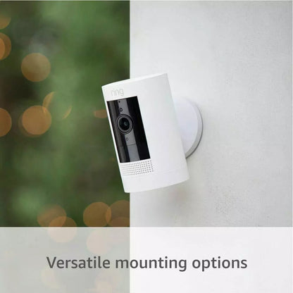 Ring Stick Up 3rd Gen HD Security Camera Indoor Outdoor Wireless 2way Talk White